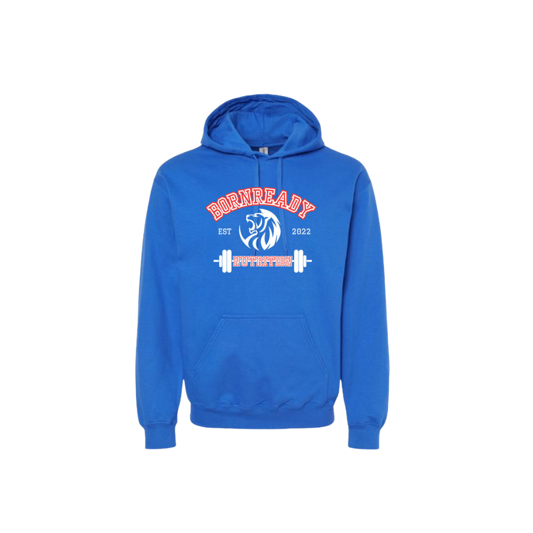 BRNC Red, White, Blue Barbell Hoodie