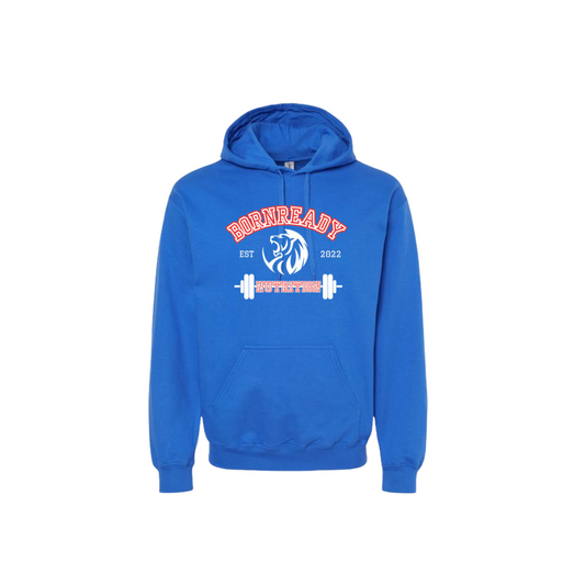 BRNC Red, White, Blue Barbell Hoodie